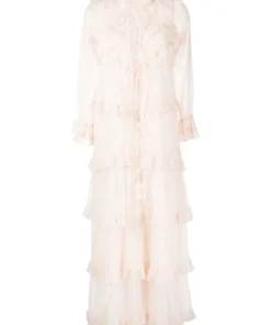 Stella Nova 'Monroe' Tiered Sheer Long Dress