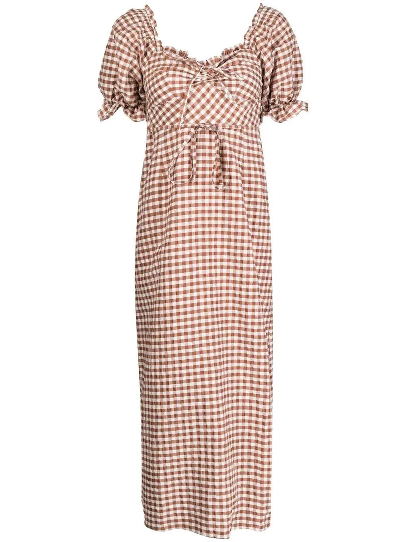 Rixo London 'Montenegro SeerSucker' Gingham Dress 3 Rixo London 'Montenegro SeerSucker' Gingham Dress