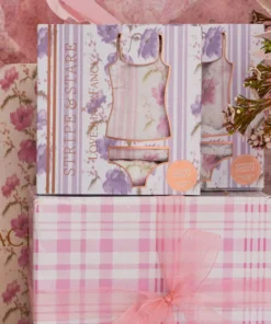 Stripe And Stare All In One ‘Morning Bliss Lace Cami And Knicker Set’