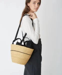 Muun Bags 'Line' Straw Bag