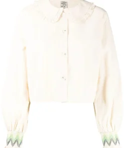 Baum Und Pferdgarten'Myette' Embroidered Sleeve Shirt Clothing