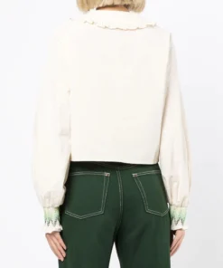 Baum Und Pferdgarten 'Myette' Embroidered Sleeve Shirt Clothing