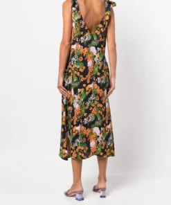Stine Goya 'Naima' Floral Midi Dress 10 Stine Goya 'Naima' Floral Midi Dress