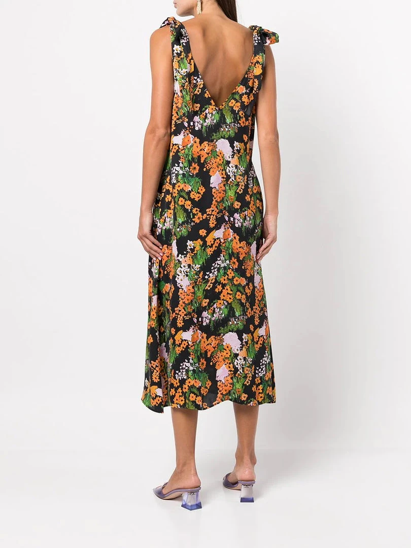 Stine Goya 'Naima' Floral Midi Dress 6 Stine Goya 'Naima' Floral Midi Dress