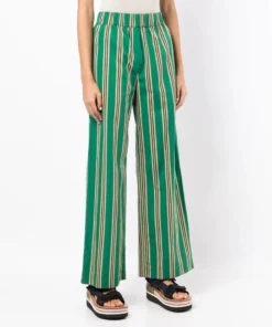 Baum Und Pferdgarten Green 'Naironi' Striped Trousers