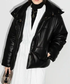 NANUSHKA Clothing Oversized ‘Hide’ Vegan Leather Puffer Jacket