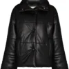 NANUSHKA Clothing Oversized ‘Hide’ Vegan Leather Puffer Jacket