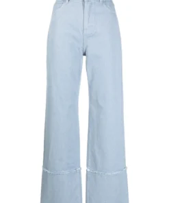 Baum Und Pferdgarten Clothing 'Nariko' Textured Wide Leg Jeans