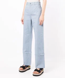 Baum Und Pferdgarten Clothing 'Nariko' Textured Wide Leg Jeans 9 Baum Und Pferdgarten Clothing 'Nariko' Textured Wide Leg Jeans