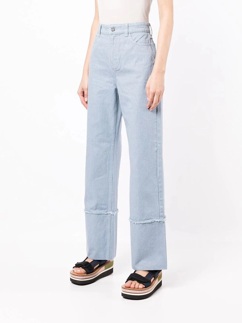Baum Und Pferdgarten Clothing 'Nariko' Textured Wide Leg Jeans 5 Baum Und Pferdgarten Clothing 'Nariko' Textured Wide Leg Jeans
