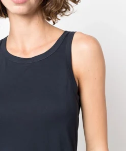 Studio Nicholson Clothing Navy 'Flint' Racer Vest Dress