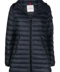 Moncler Navy 'Ments' Short Parka