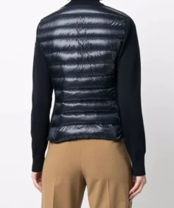 Moncler 'Navy Padded Cotton Cardigan'