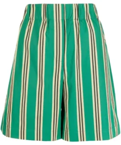 Baum Und Pferdgarten Green 'Neri' Striped Shorts