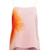 Rabens Saloner Pink 'Ninja' Eclipse Tie Dye Camisole Clothing
