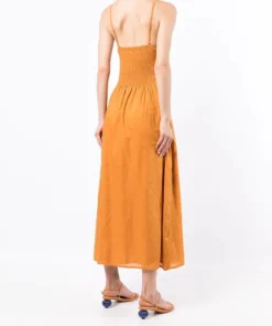 Faithfull The Brand Clothing 'Nolie' Shirred Midi Dress