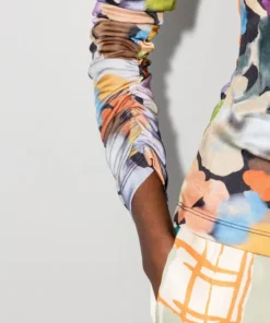 Stine Goya 'Nova' Printed Long Sleeve Top