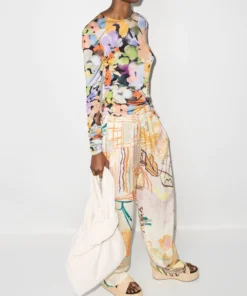 Stine Goya 'Nova' Printed Long Sleeve Top