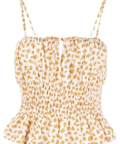 Faithfull The Brand Clothing 'Odelina' Floral Peplum Top