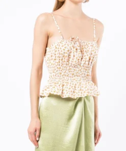 Faithfull The Brand Clothing 'Odelina' Floral Peplum Top