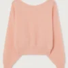 American Vintage Baby Pink ‘Omobay’ Sweater Clothing
