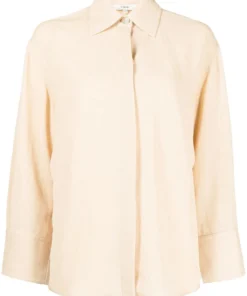 Vince 'Open Back Tie Fastened Shirt'