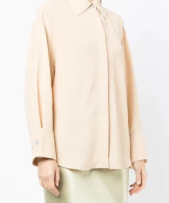 Vince 'Open Back Tie Fastened Shirt'