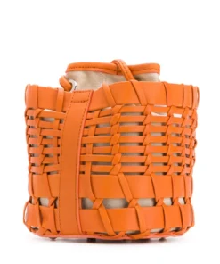 Hereu Orange 'Siana' Bucket Bag