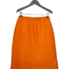 DRIES VAN NOTEN Orange ‘Sola’ Sheer Midi Skirt
