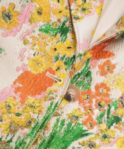 Stine Goya New In Oversized 'Cornelia' Floral Jacquard Coat