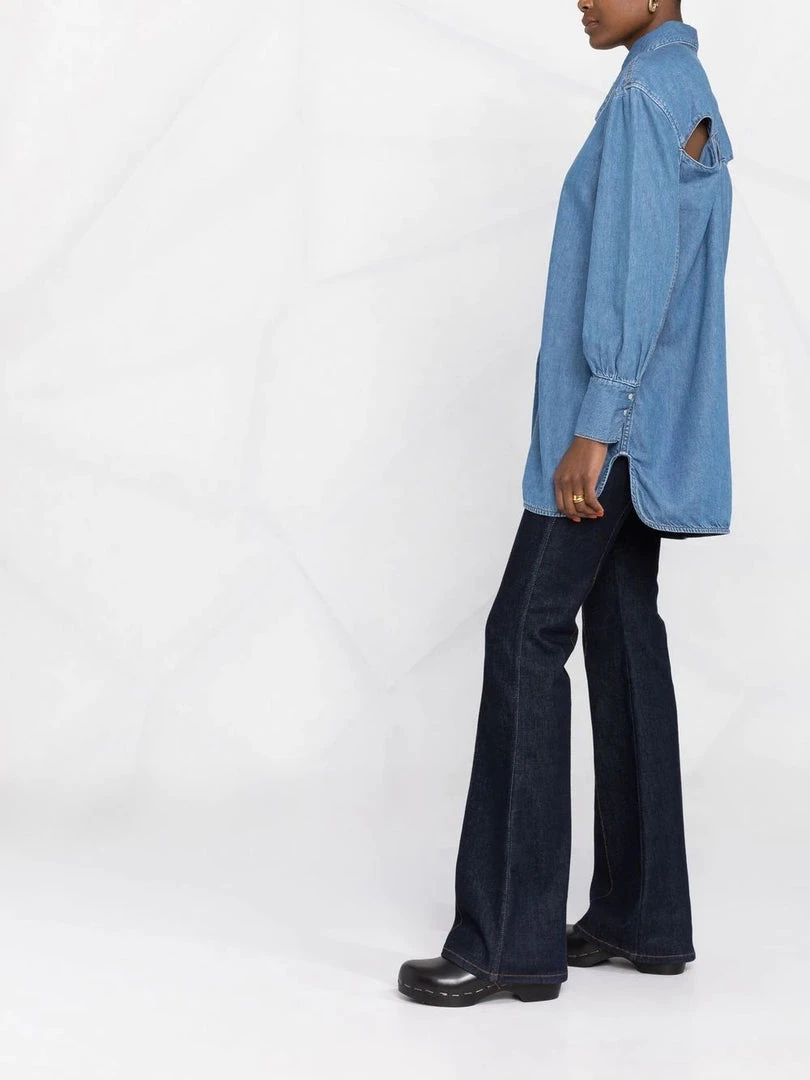 Ganni 'Oversized Denim Shirt' New In 8 Ganni 'Oversized Denim Shirt' New In
