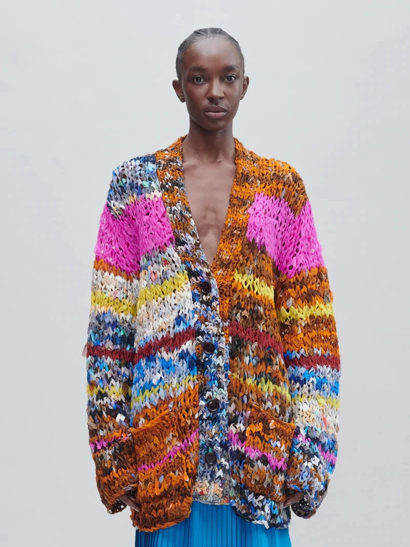 DRIES VAN NOTEN Oversized 'Jezebel' Cardigan Clothing 4 DRIES VAN NOTEN Oversized 'Jezebel' Cardigan Clothing