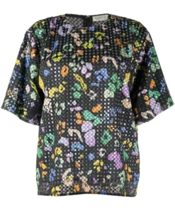 Stine Goya Oversized 'Katalindi' Sequin Leopard T-Shirt Clothing