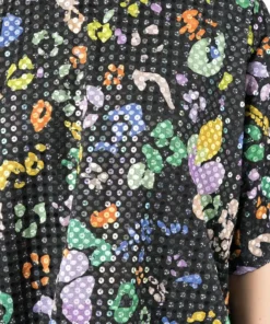 Stine Goya Oversized 'Katalindi' Sequin Leopard T-Shirt Clothing