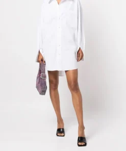 Alexander Wang White 'Oversized Shirt Dress'