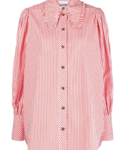 Ganni 'Oversized Stripe Shirt'