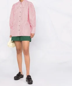 Ganni 'Oversized Stripe Shirt'