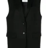 Anine Bing Oversized 'Tay' Wool Sleeveless Blazer New In