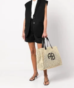 Anine Bing Oversized 'Tay' Wool Sleeveless Blazer New In