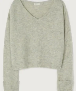 American Vintage Oversized ‘East’ Melange Knit Sweater Clothing