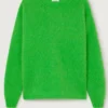American Vintage Bright Green Oversized ‘Pinobery’ Sweater