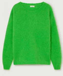 American Vintage Bright Green Oversized ‘Pinobery’ Sweater