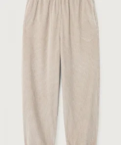 American Vintage Clothing Beige 'Padow' Corduroy Trousers