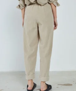American Vintage Clothing Beige 'Padow' Corduroy Trousers