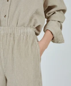 American Vintage Clothing Beige 'Padow' Corduroy Trousers