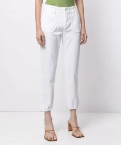 Paige Clothing 'Mayslie' White Denim Joggers