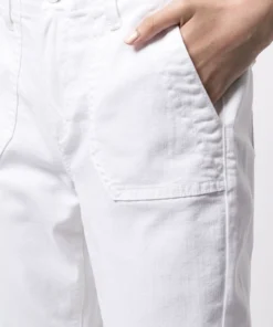 Paige Clothing 'Mayslie' White Denim Joggers