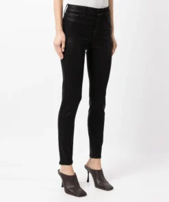 Paige Black 'Muse' High Rise Skinny Jeans