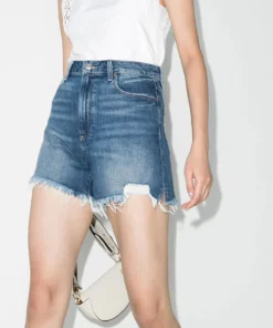 Paige ‘Dani’ High Waist Denim Shorts Clothing