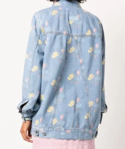 Ganni 'Painted Floral Denim Jacket' 10 Ganni 'Painted Floral Denim Jacket'
